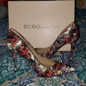 BCBGeneration Colorful Heels